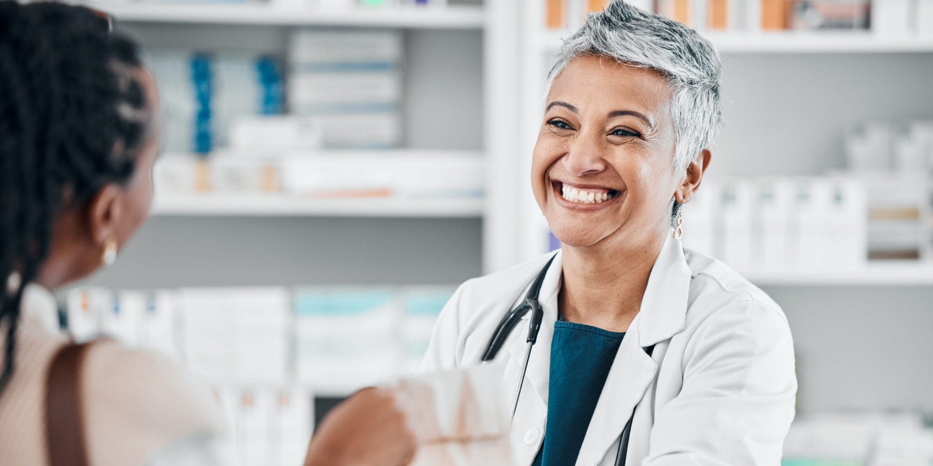 female pharmacist